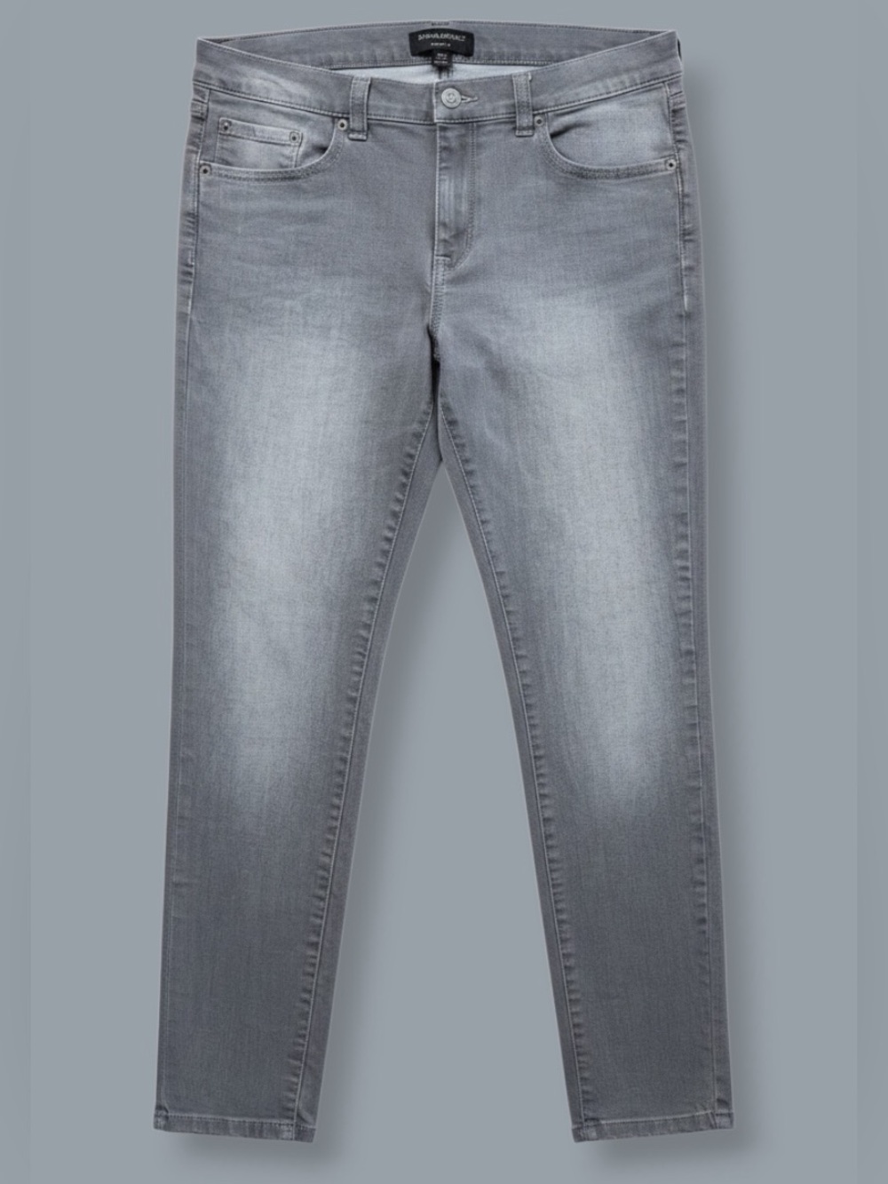Banana Republic Gray Skinny Ankle Jeans Women's 31 12 Stretch Mid Rise